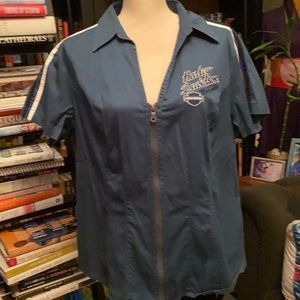 Harley Davidson Zip Front Top
